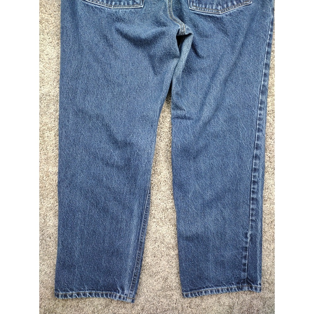 Polo Jean Co Ralph Lauren Women's Blue Denim Jeans Size 14x29 Straight Leg Flag - Picture 13 of 16